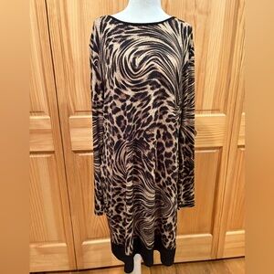 Michael Michael Kors long sleeve leopard print Dress
